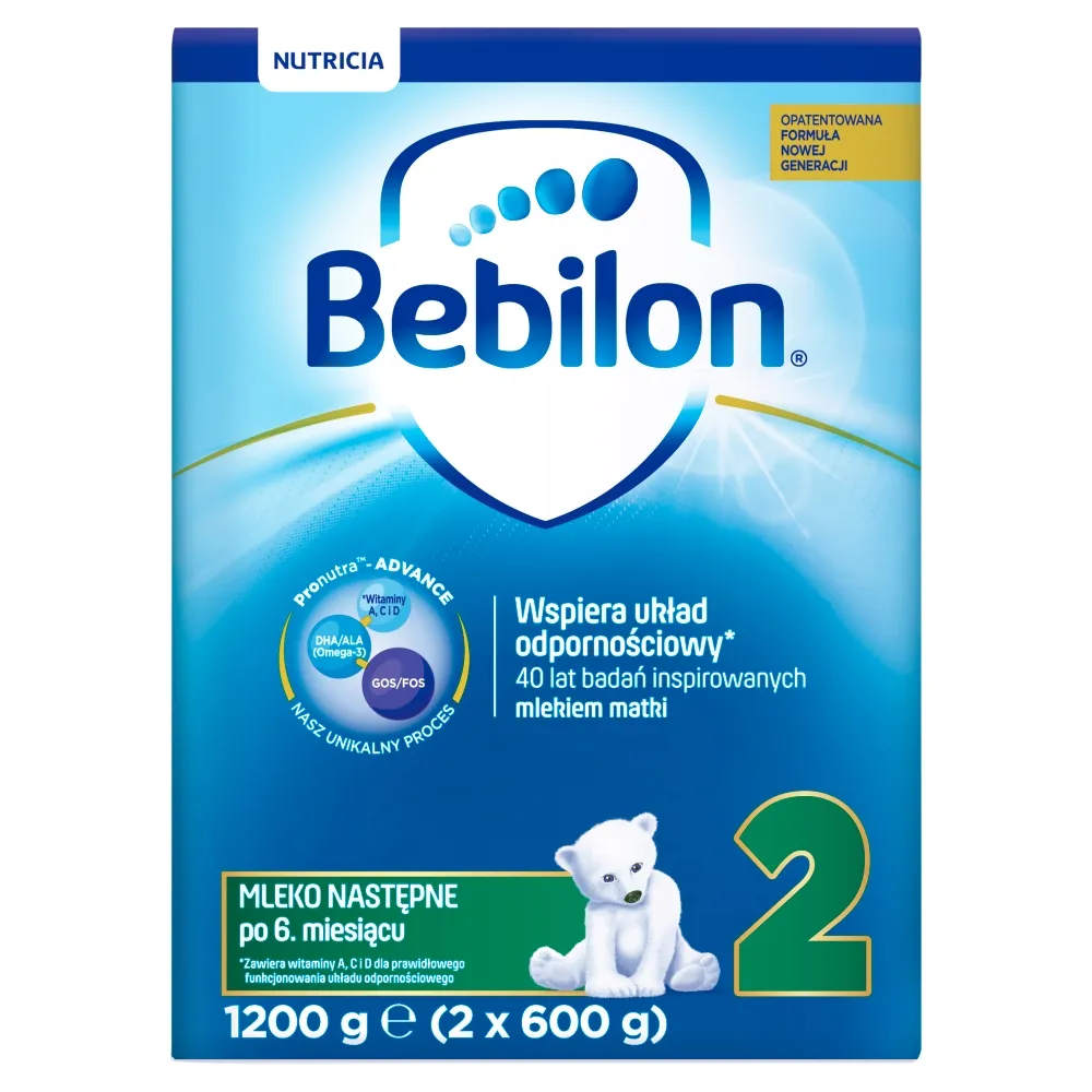 Bebilon 2 Pronutra-Advance mleko następne dla dzieci po 6. miesiącu, 1200 g