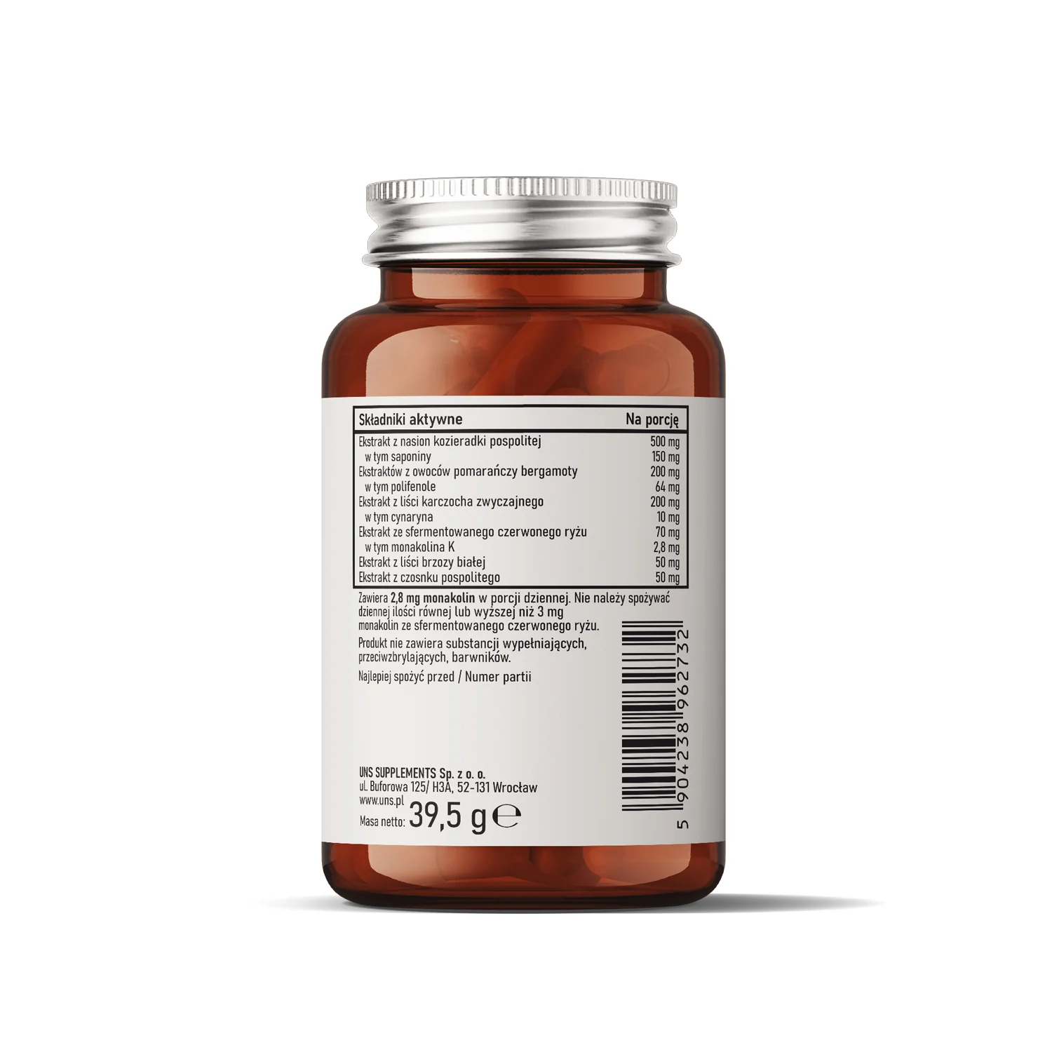 UNS Na cholesterol Lipidovit 60 wege kapsułek