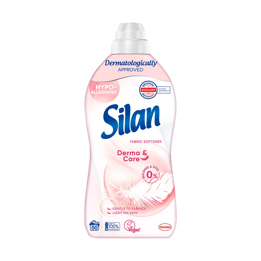 Silan Derma & Care płyn do płukania, 50 prań, 1,1 l