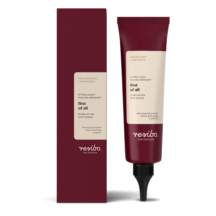 Resibo First Of All stymulujący peeling kwasowy, 100 ml