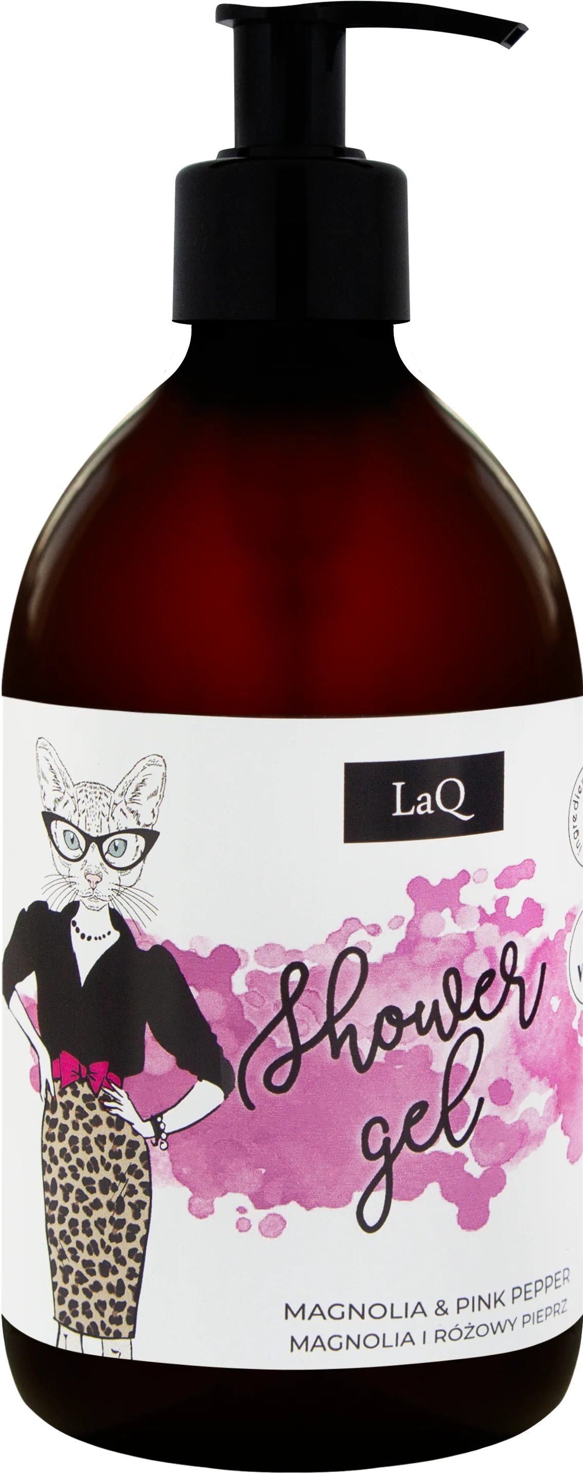 LaQ Kicia Magnolia żel pod prysznic, 500 ml