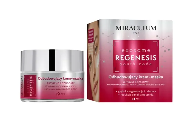 Miraculum Exosome Regenesis odbudowujący krem-maska na noc, 50 ml