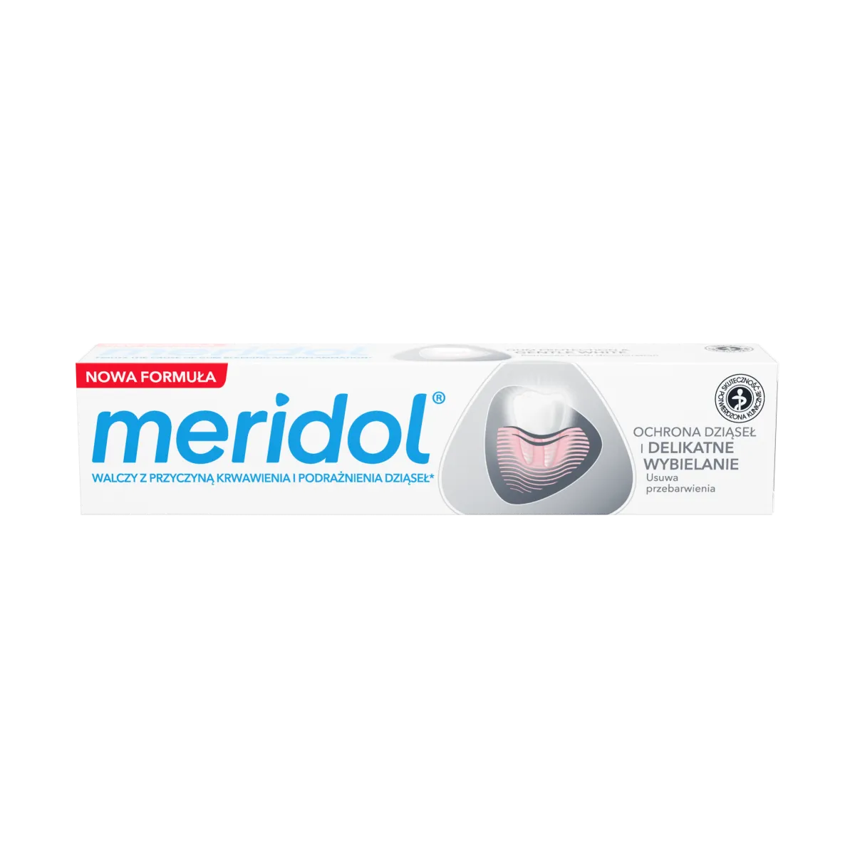 meridol Ochrona Dziąseł & Delikatne Wybielanie pasta do zębów, 75 ml