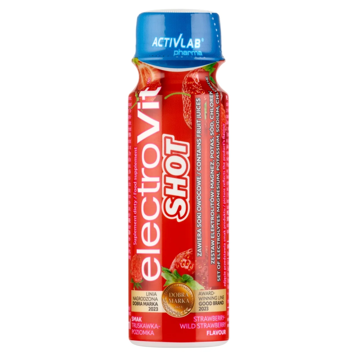Activlab Pharma ElectroVit shot, smak truskawka-poziomka, 80 ml