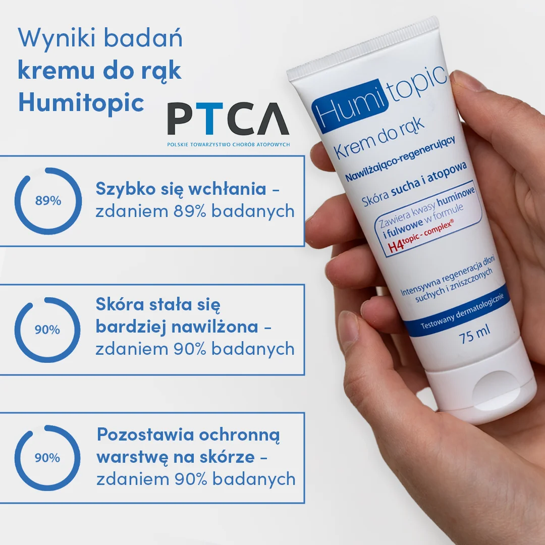 Humitopic nawilżająco-regenerujący krem do rąk 3+, 75 ml