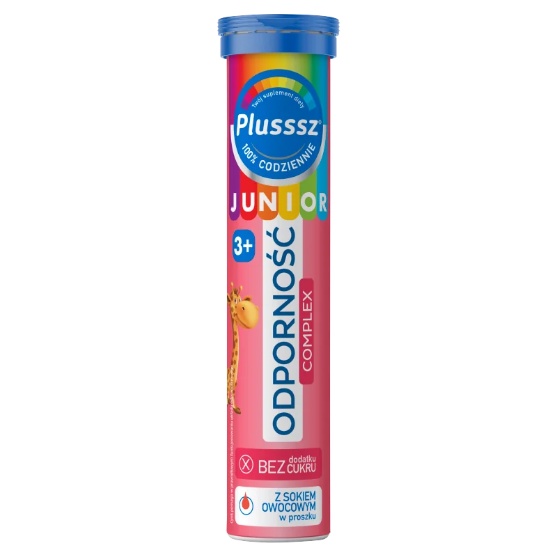 Plusssz Junior Odporność Complex 20 tabletek musujących