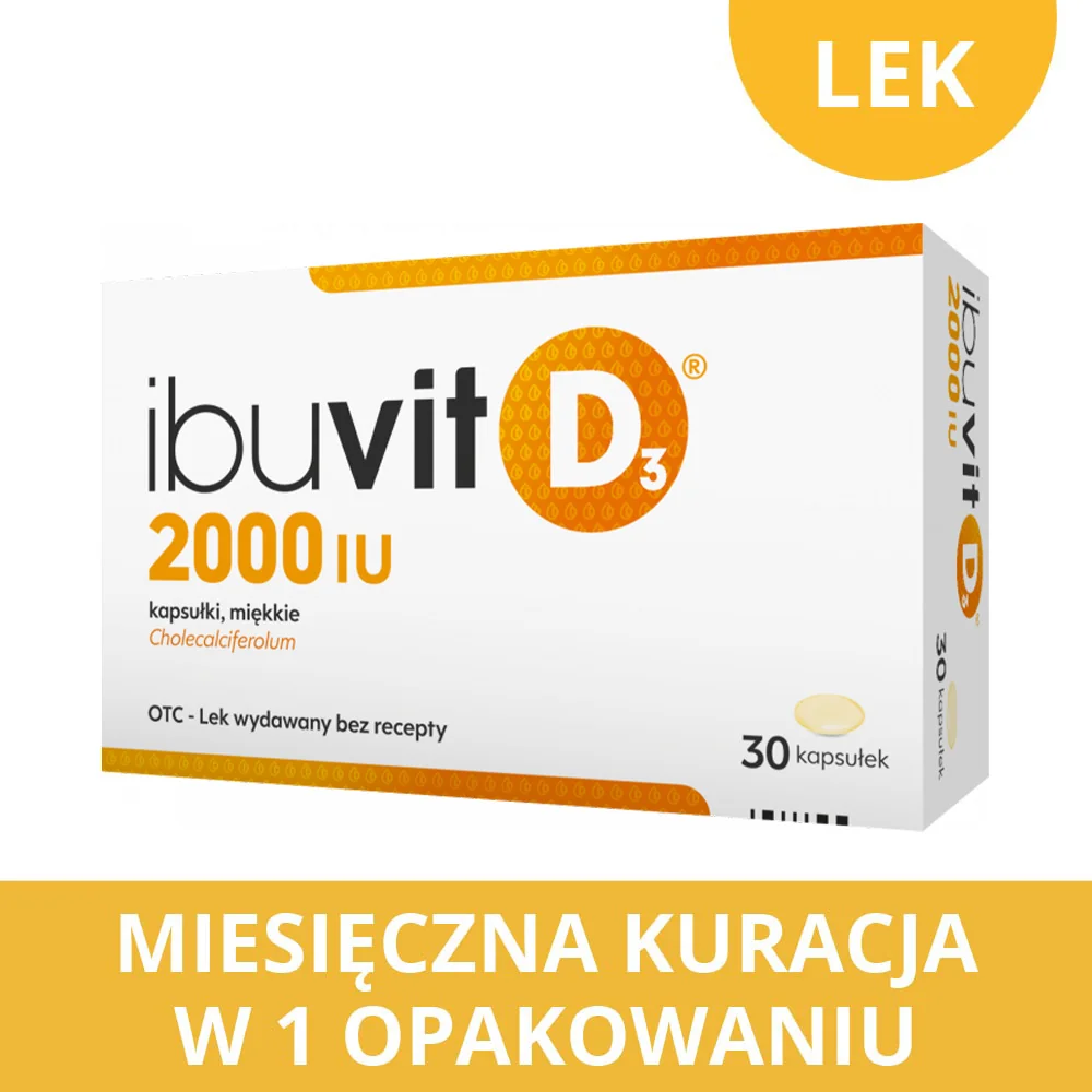 Ibuvit D3 2000 IU 30 kapsułek