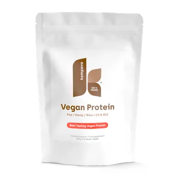 Kompava Vegan Protein wegańska odżywka białkowa czekolada – wiśnia, 525 g 