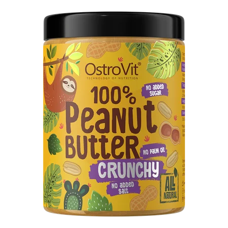 OstroVit 100% Krem Orzechowy Crunchy 1000 g