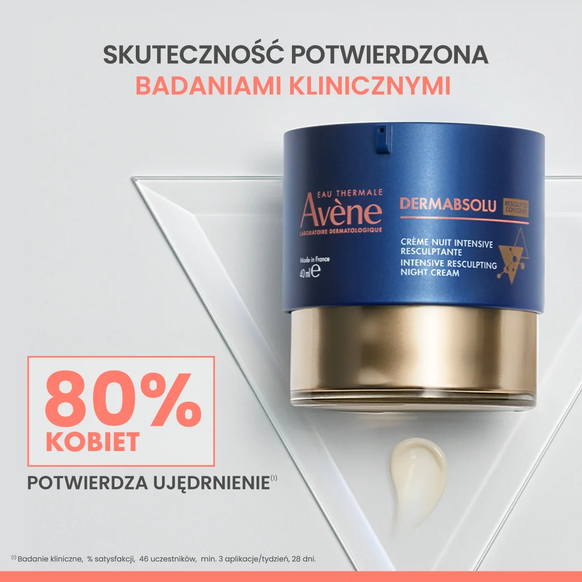 Avène Dermabsolu intensywnie liftingujący krem na noc, 50 ml