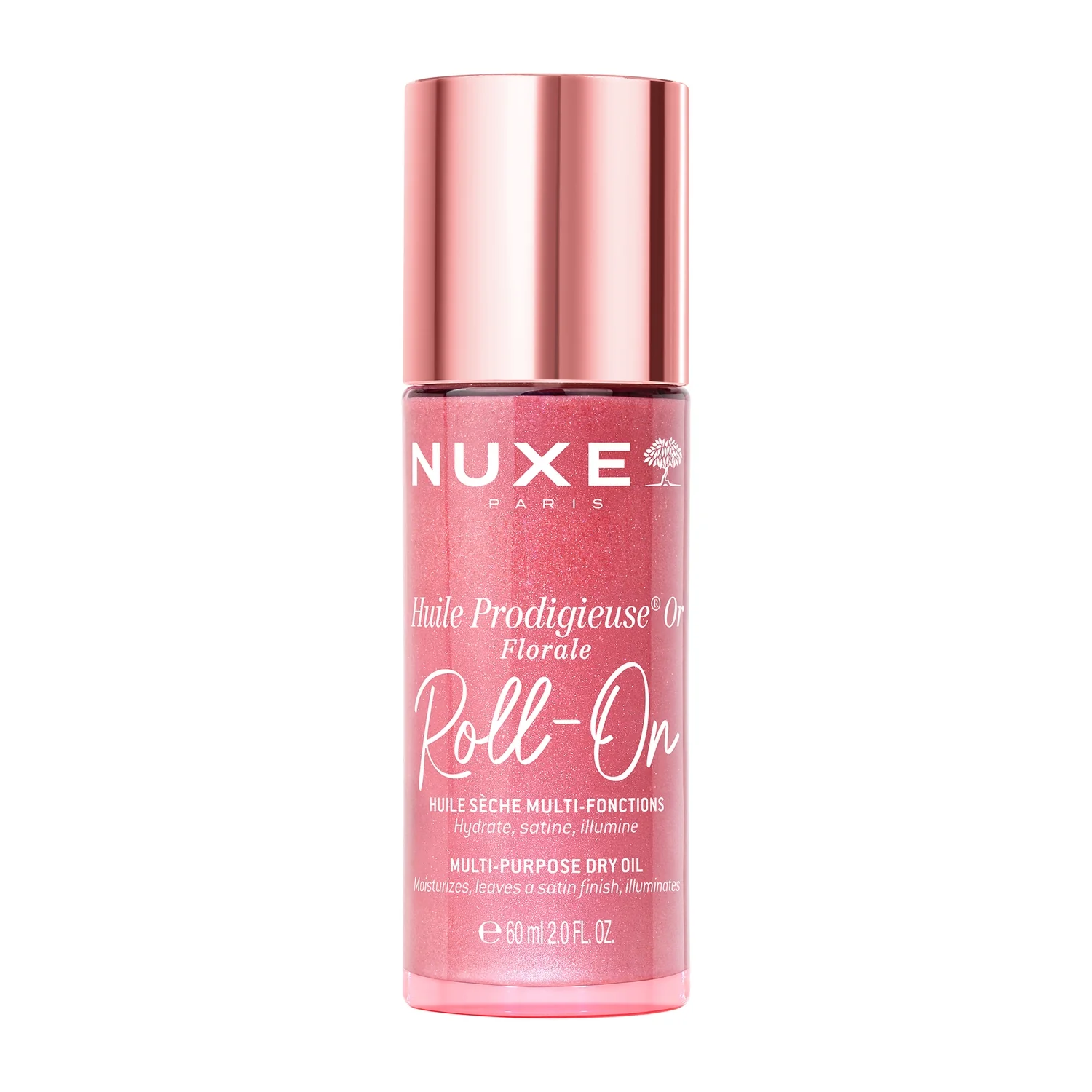 Nuxe Huile Prodigieuse Or Florale suchy olejek z drobinkami roll-on, 60 ml