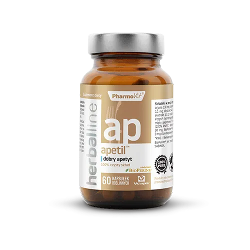 Pharmovit Apetil™ dobry apetyt, suplement diety, 60 kapsułek