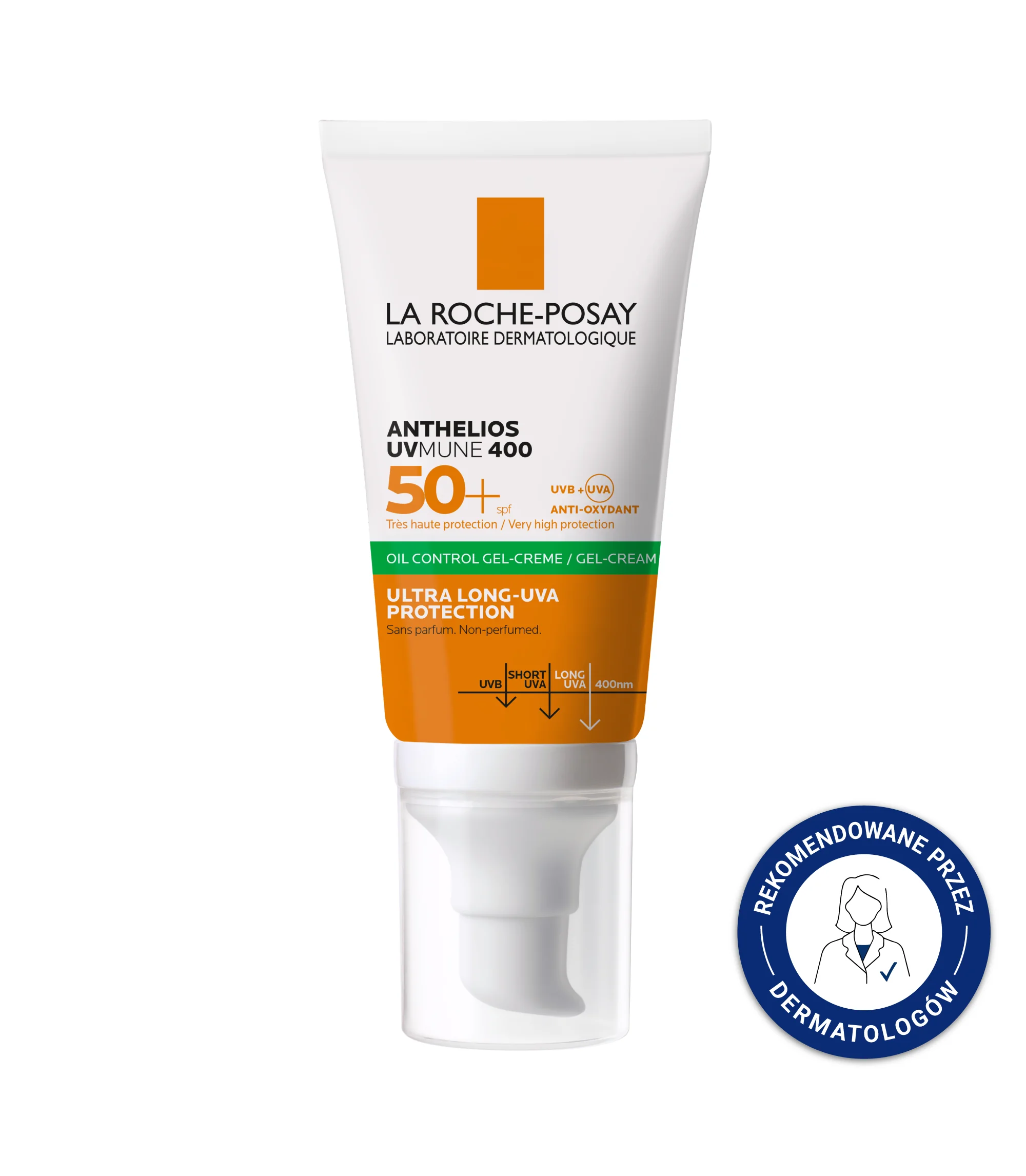La Roche-Posay Anthelios UVMUNE 400 Oil Control żel-krem SPF50+, 50 ml