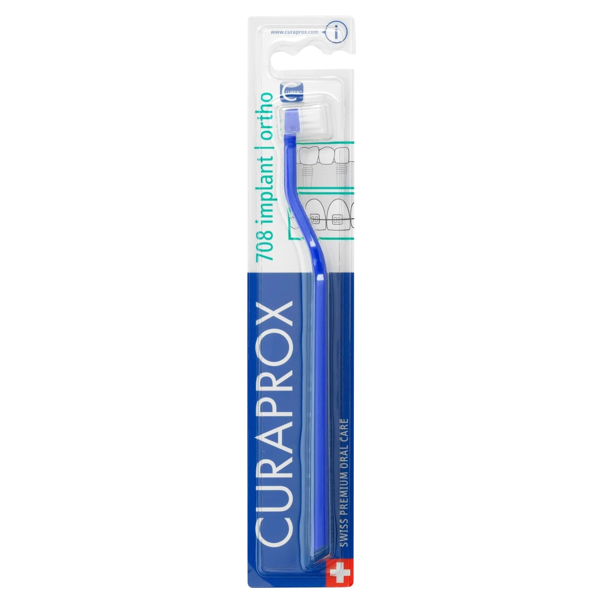 Curaprox CS 708 Implant ortho specialistyczna szczoteczka do implantów, 1 sztuka