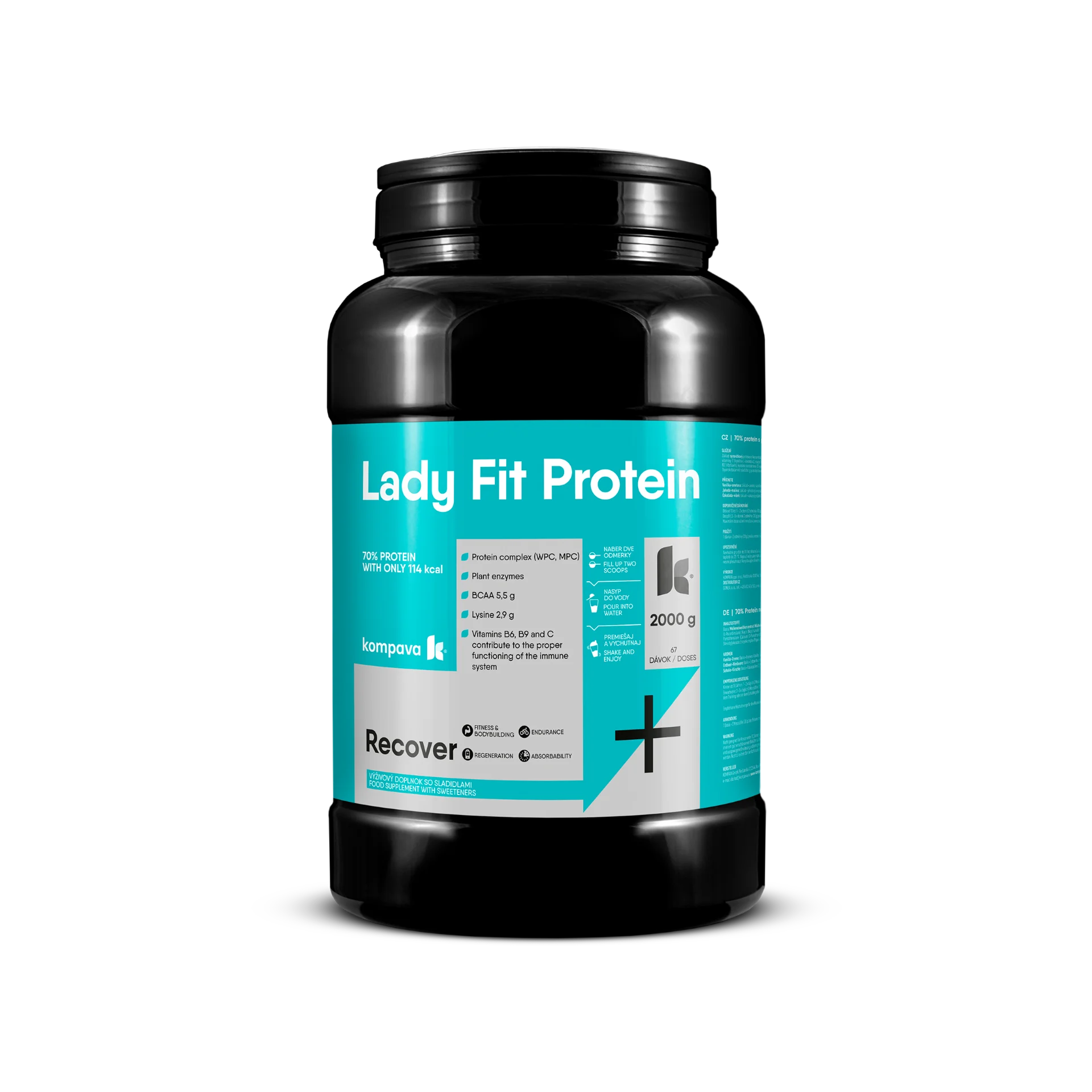 Kompava Lady Fit Protein, 2 000 g