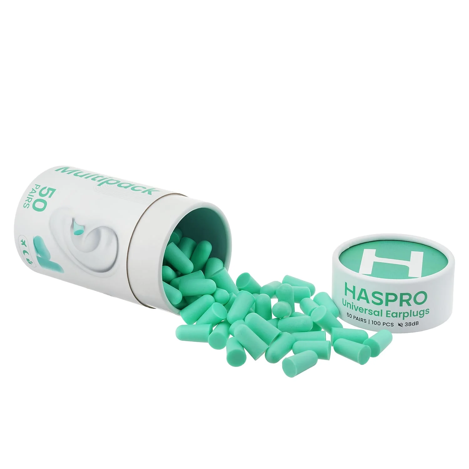 Haspro Tube50 stopery do uszu, 50 par