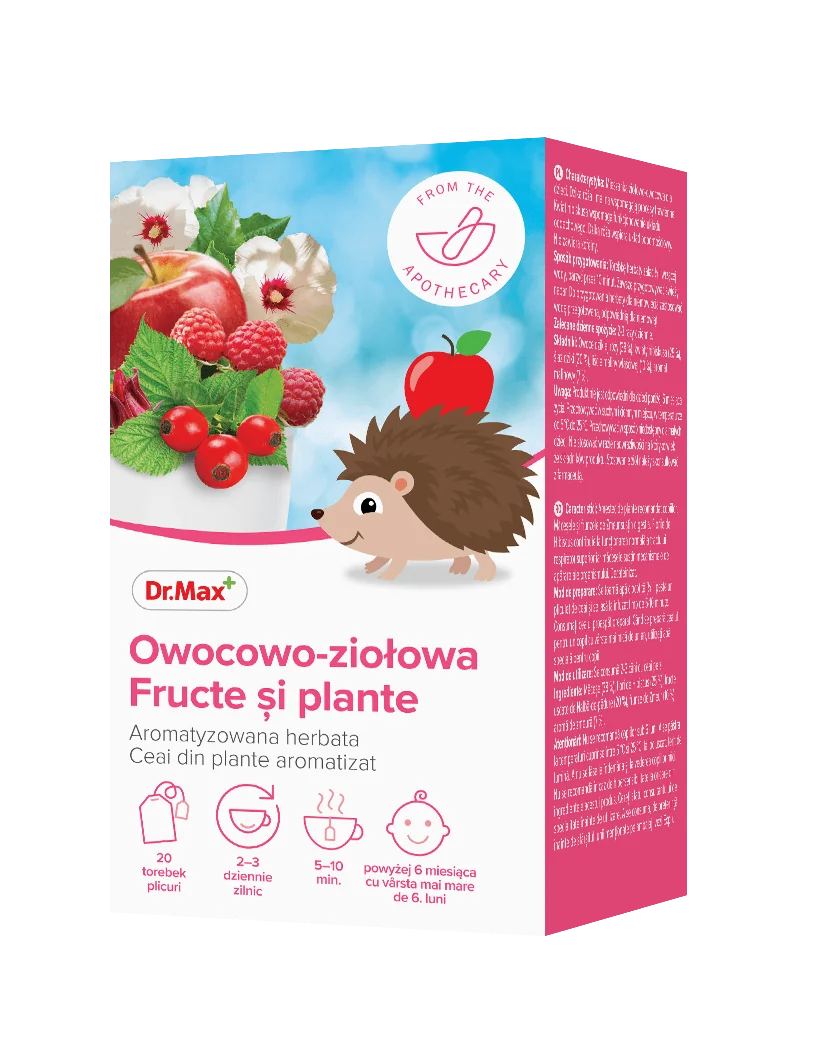 Dr.Max herbata owocowo-ziołowa dla dzieci, 20 saszetek
