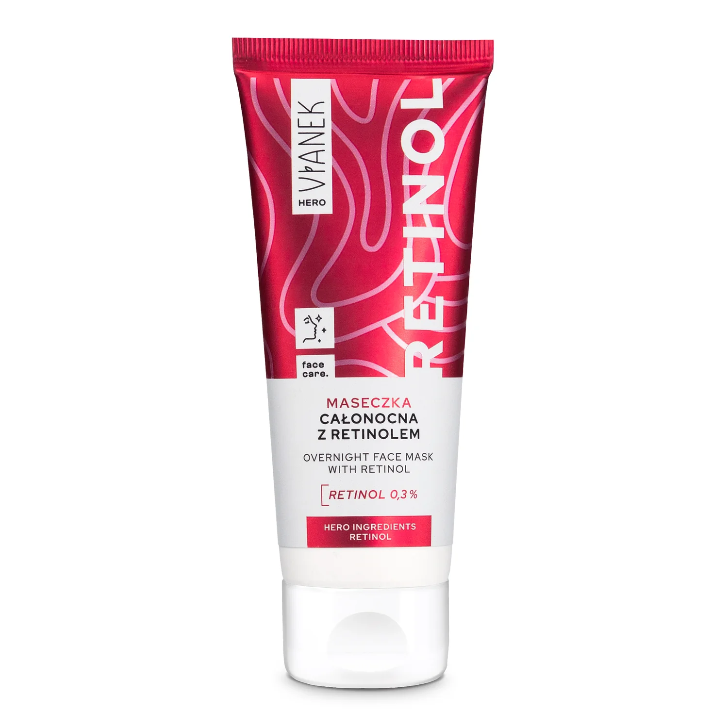 Vianek Hero maseczka całonocna z retinolem, 75 ml