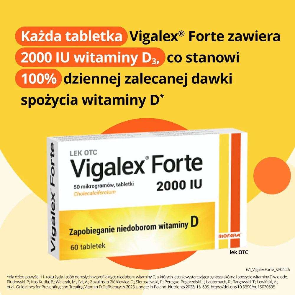 Vigalex Forte  2000 I.U. 60 tabletek