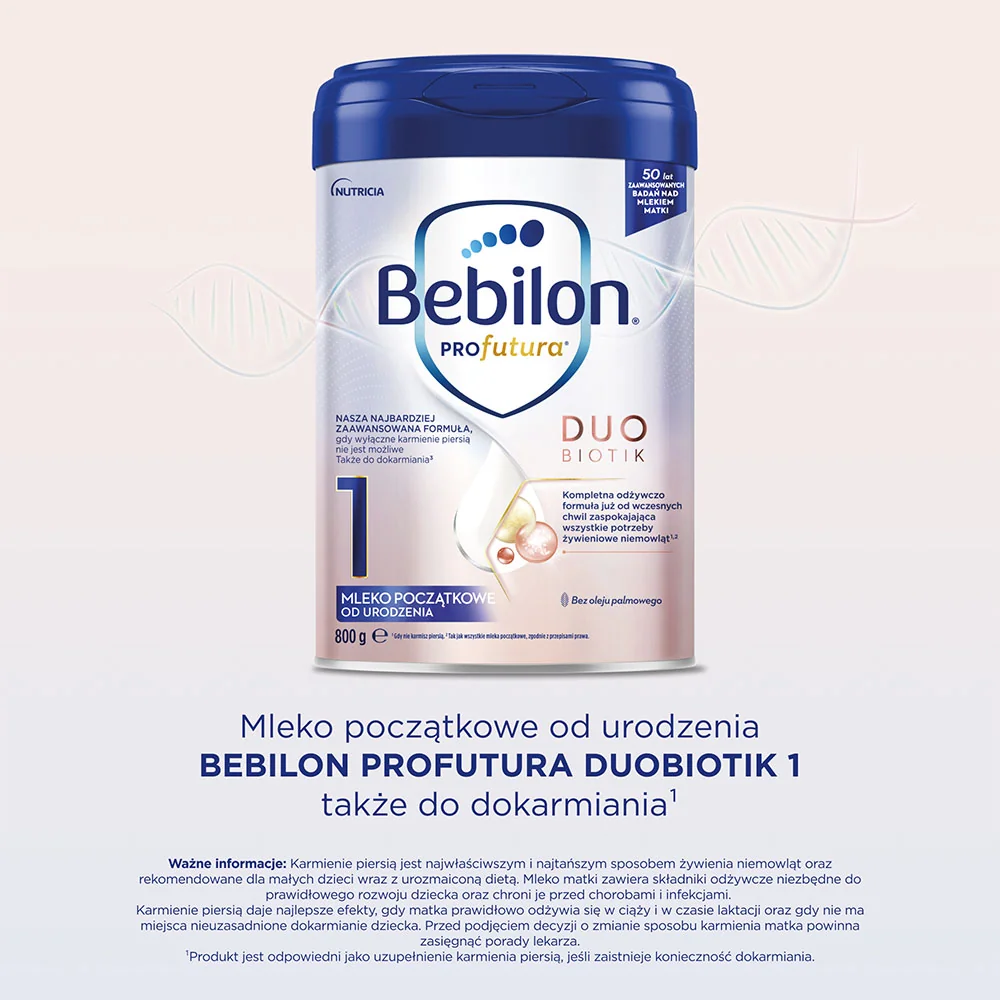 Bebilon Profutura DuoBiotik 1 mleko początkowe, od urodzenia, 800 g