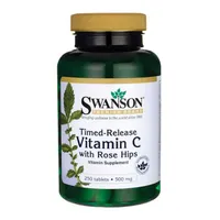 Swanson Witamina C z dziką różą, 500 mg, suplement diety, 250 tabletek