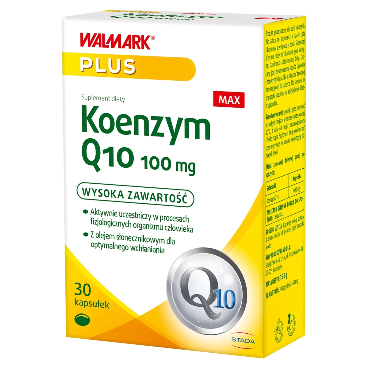 Walmark Koenzym Q10 Max 100 mg 30 kapsułek