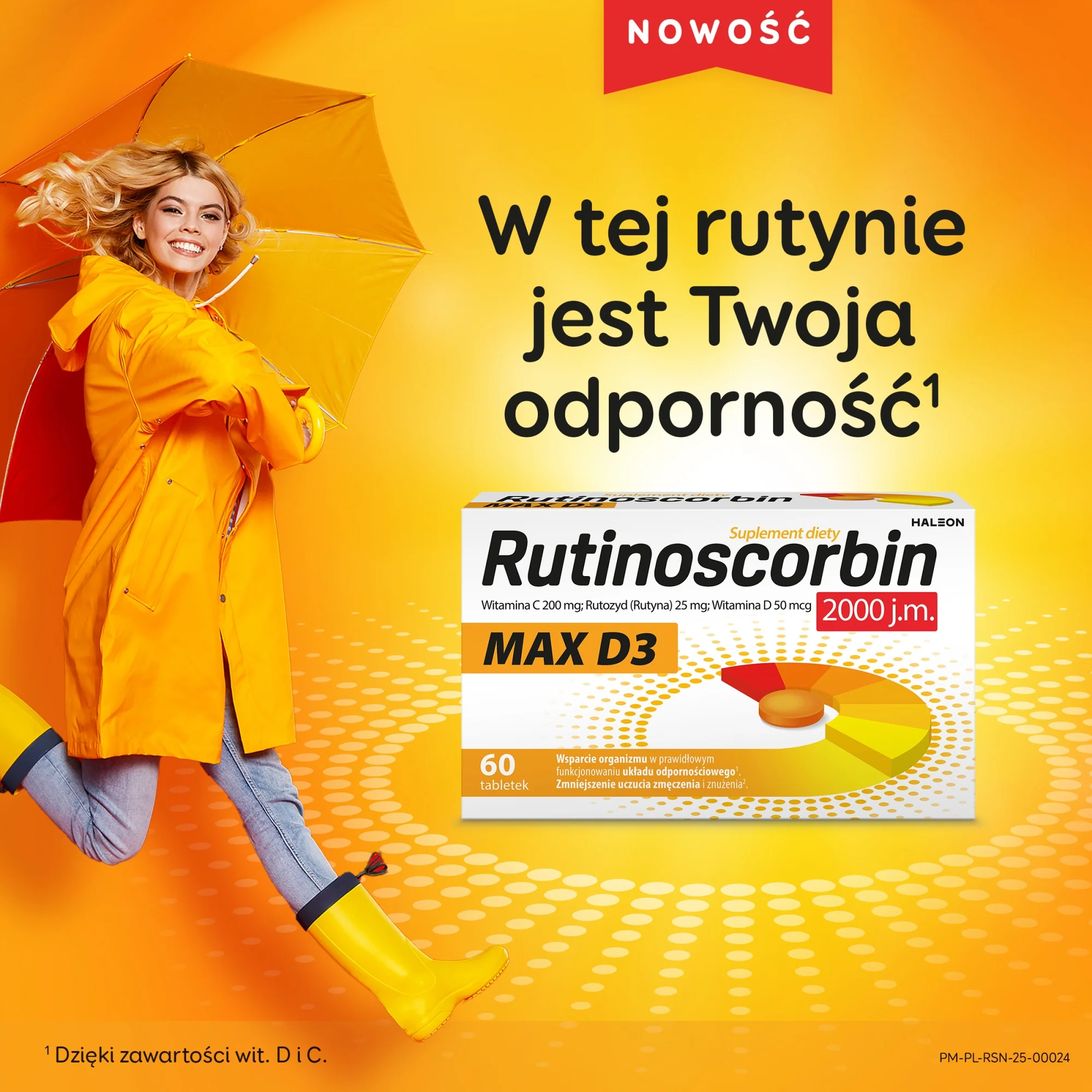 Rutinoscorbin Max D3 60 tabletek