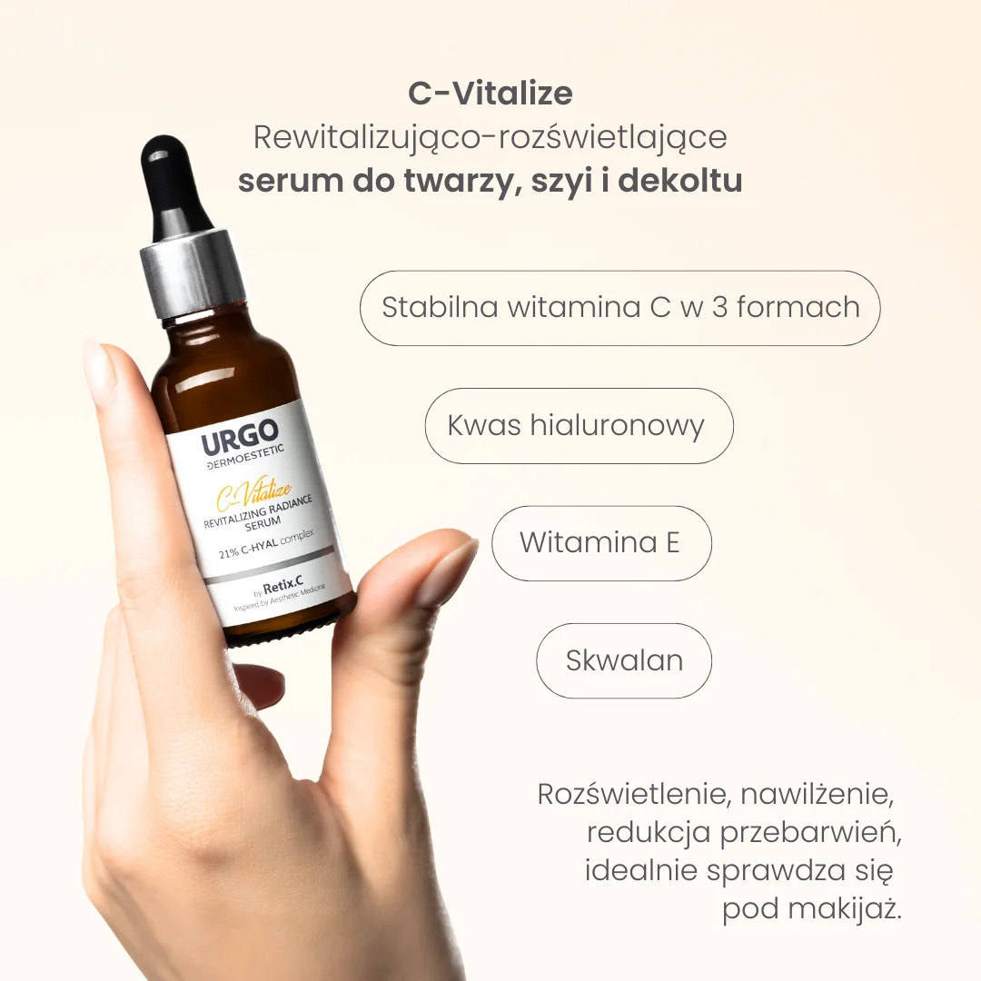 URGO Dermoestetic C-Vitalize rewitalizująco-rozświetlające serum, 30 ml rewitalizująco-rozświetlające serum, 30 ml