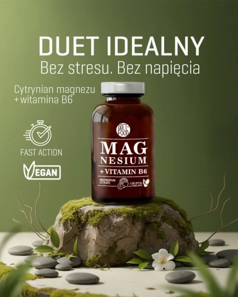 DIET-FOOD Magnez + Witamina B6 120 tabletek