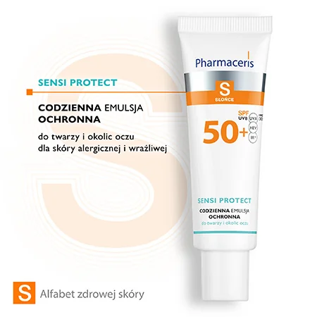 Pharmaceris S Sensi Protect emulsja do twarzy i okolic oczu SPF 50+, 50 ml