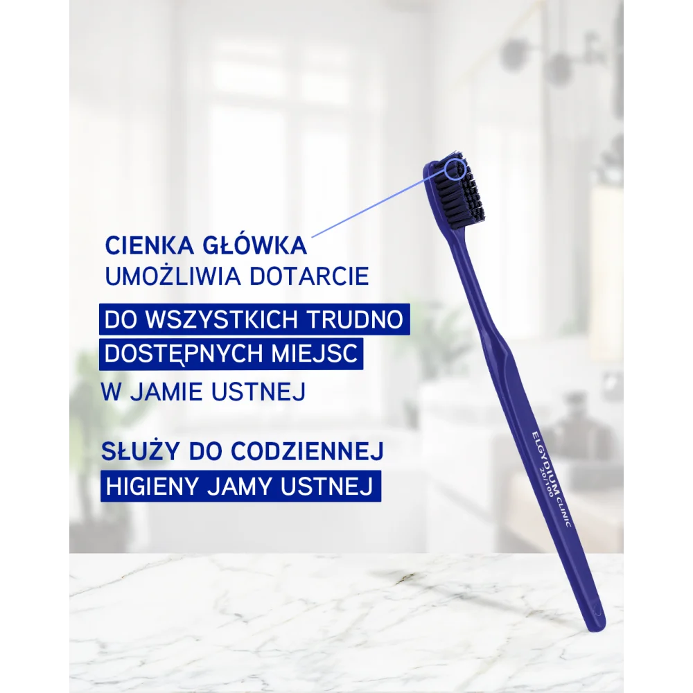 Elgydium Clinic 20/100 szczoteczka do zębów miękka, 1 szt.