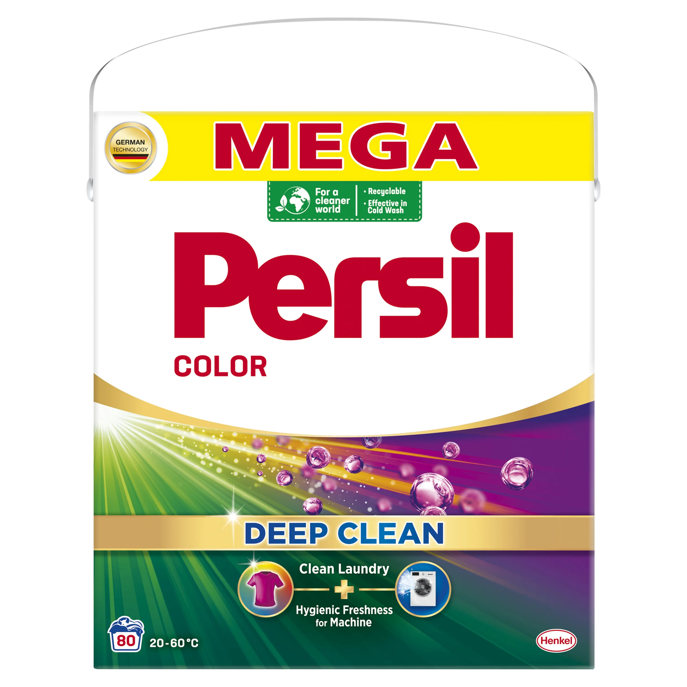 Persil Deep Clean Color proszek do prania kolorów, 80 prań, 4,8 kg