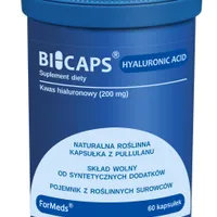 ForMeds Bicaps Hyaluronic Acid, Kwas hailuronowy,  suplement diety, 60 kapsułek