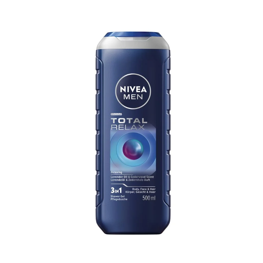 Nivea Men Total Relax 3w1 żel pod prysznic, 500 ml