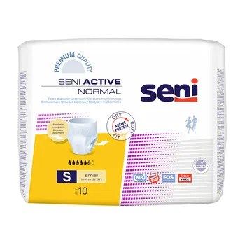 Seni Active Normal, elastyczne majtki chłonne, small 55-85 cm, 10 sztuk 