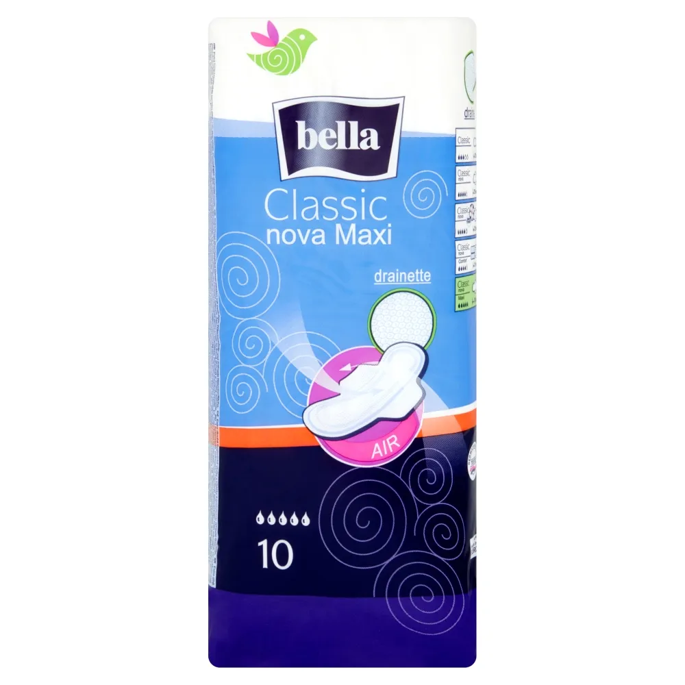Bella Classic Nova Maxi, podpaski higieniczne, 10 sztuk