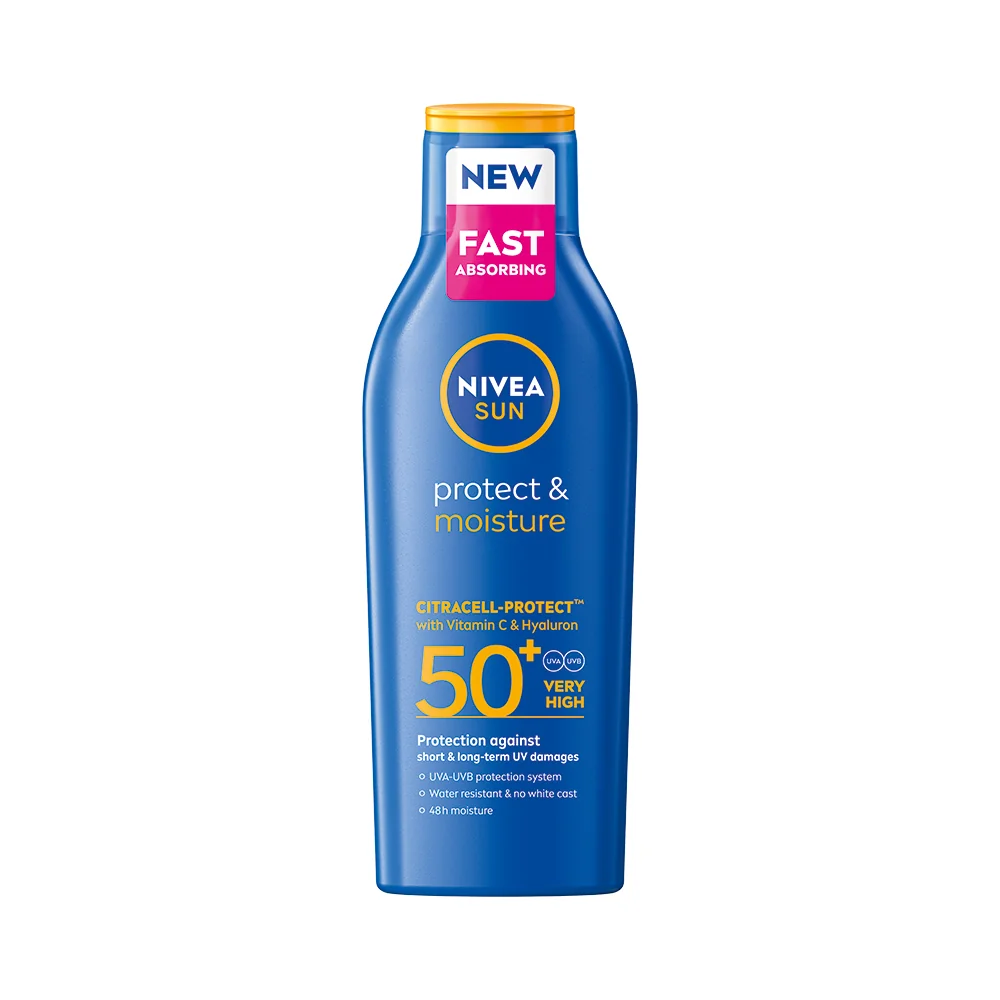 Nivea Sun Protect & Moisture nawilżający balsam do opalania SPF 50+, 200 ml balsam do opalania SPF 50+, 200 ml