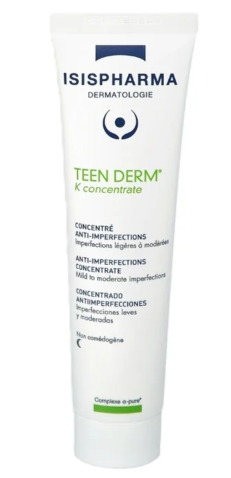 ISIS Pharma Teen Derm K serum keratoregulujące do skóry tłustej i trądzikowej, 30 ml