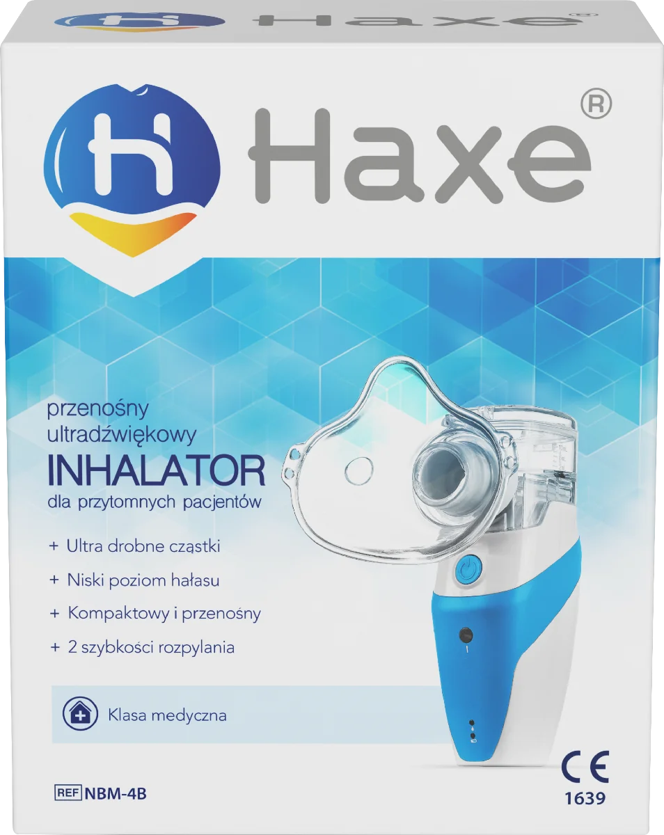 Haxe Przenośny ultradźwiękowy inhalator NBM-4B, 1 sztuka