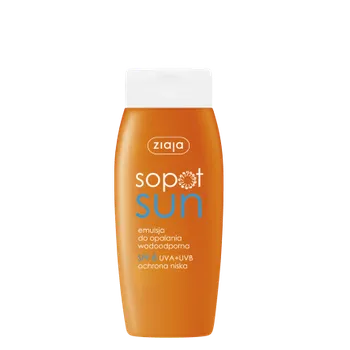 Ziaja Sopot Sun, eemulsja do opalania wodoodporna SPF 6, 150 ml 