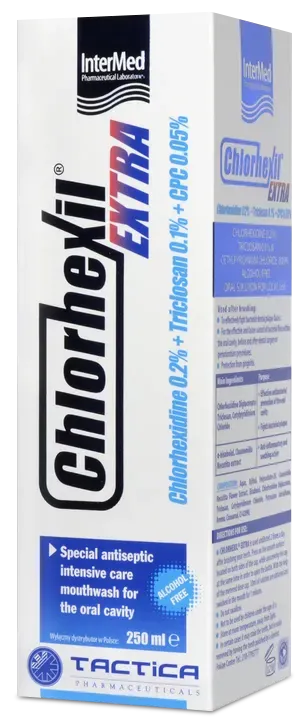 Chlorhexil Extra, płyn do płukania jamy ustnej, 250 ml