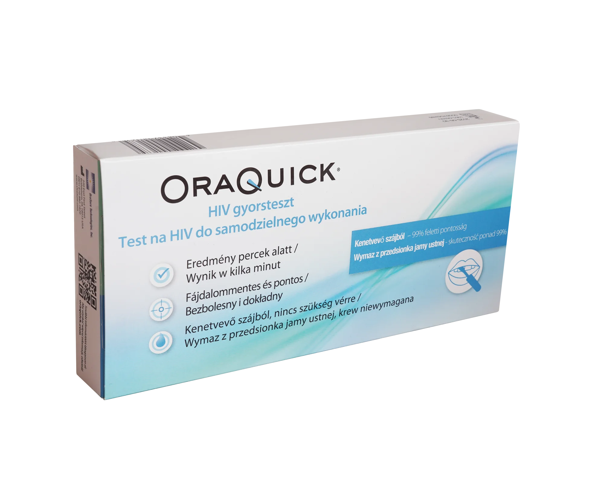 Test OraQuick® na obecność wirusa HIV 1 sztuka
