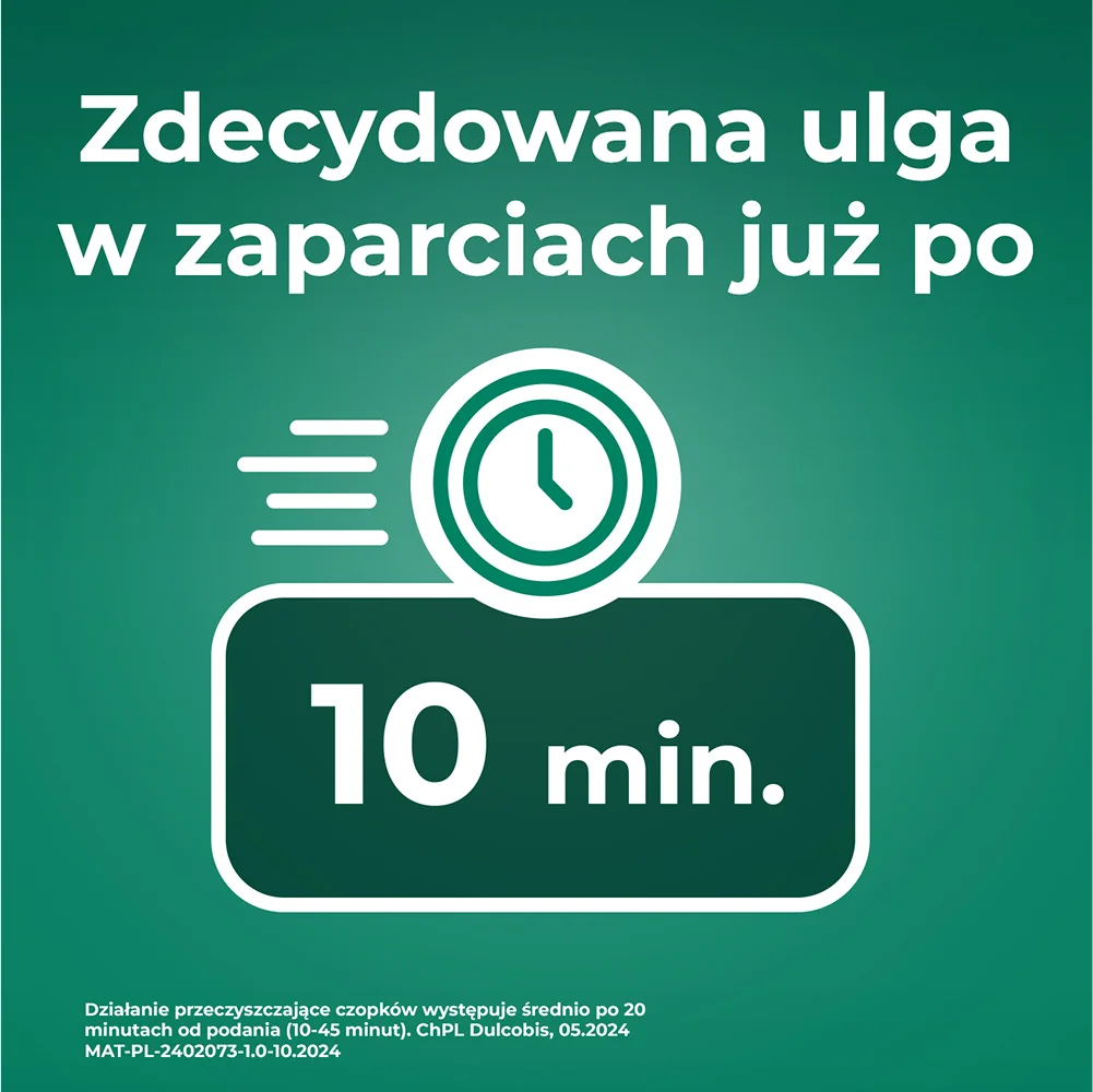 Dulcobis 10 mg 10 czopków