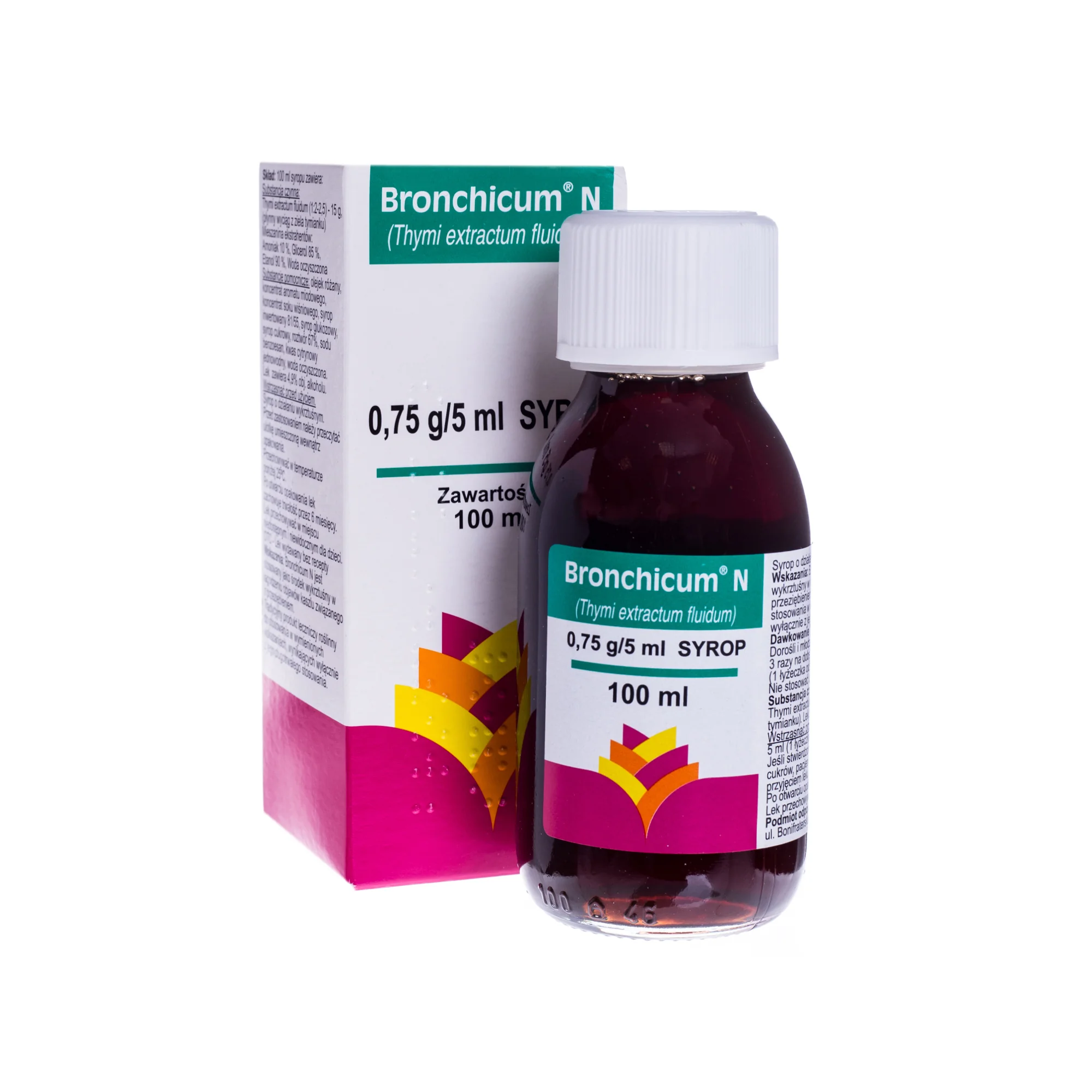 Bronchicum N, syrop wykrztuśny, 100 ml 