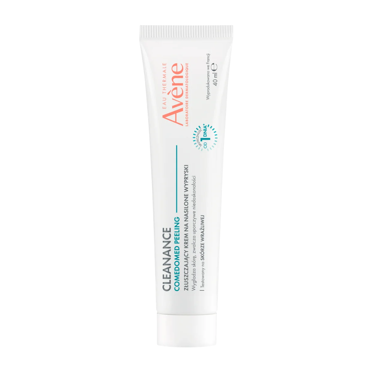 Avène Cleanance Comedomed Peeling złuszczający krem na nasilone wypryski, 40 ml