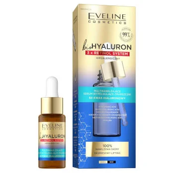 Eveline Cosmetics BioHyaluron 3 x Retinol System multinawilżające serum wypełniające zmarszczki