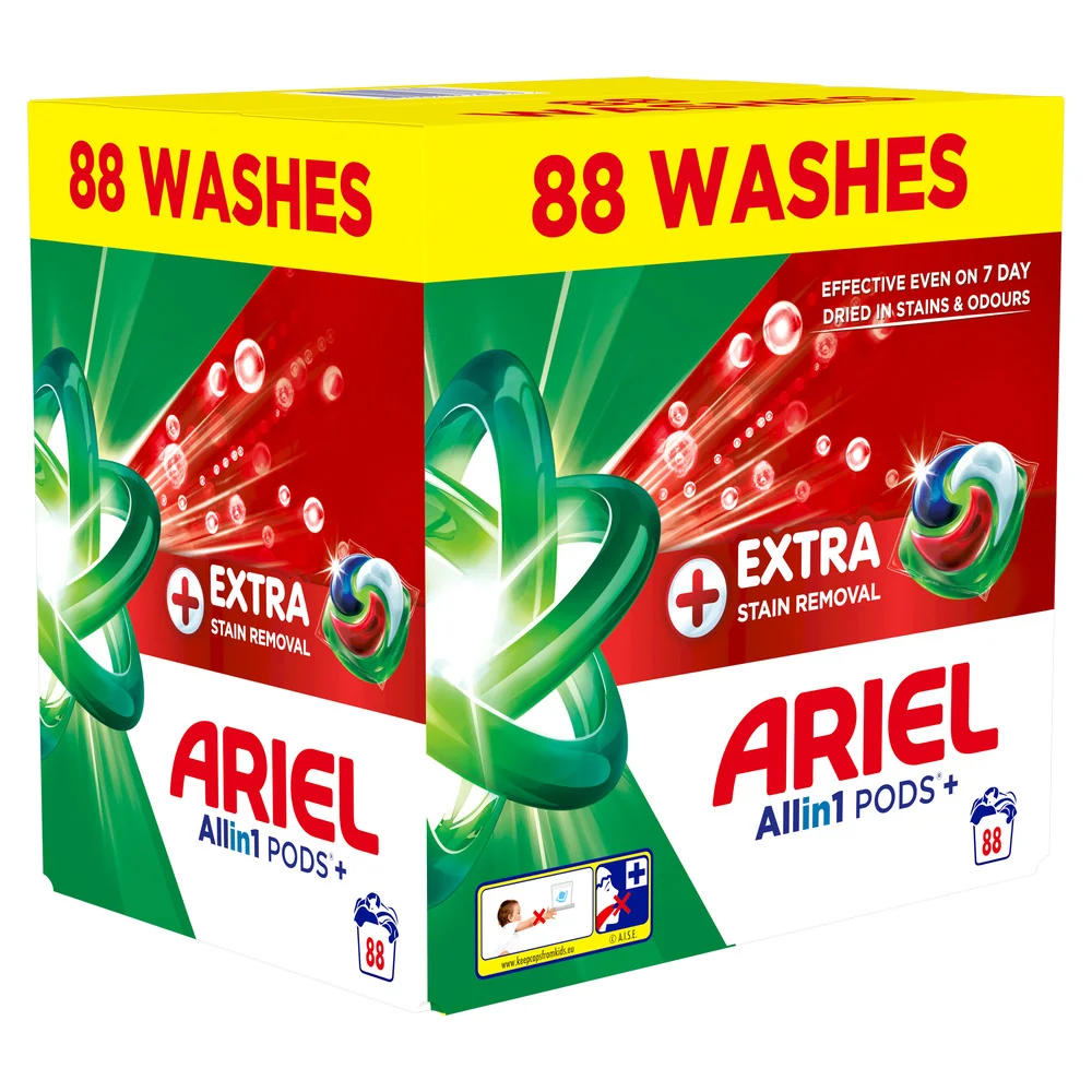 Ariel Allin1 PODS+ Extra Stain Removal 88 kapsułek do prania
