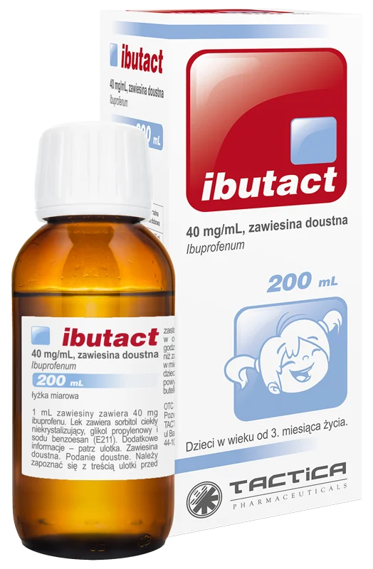 Ibutact 40 mg/ml, zawiesina doustna, 200 ml