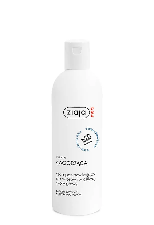 Ziaja Med, Kuracja przeciwświądowa, szampon łagodzący, 300 ml 