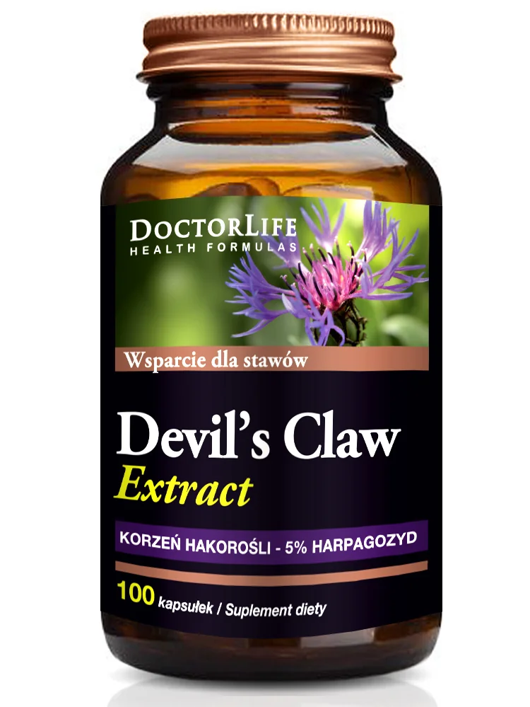 Doctor Life Devil's Claw Extract 500 mg, 100 kapsułek